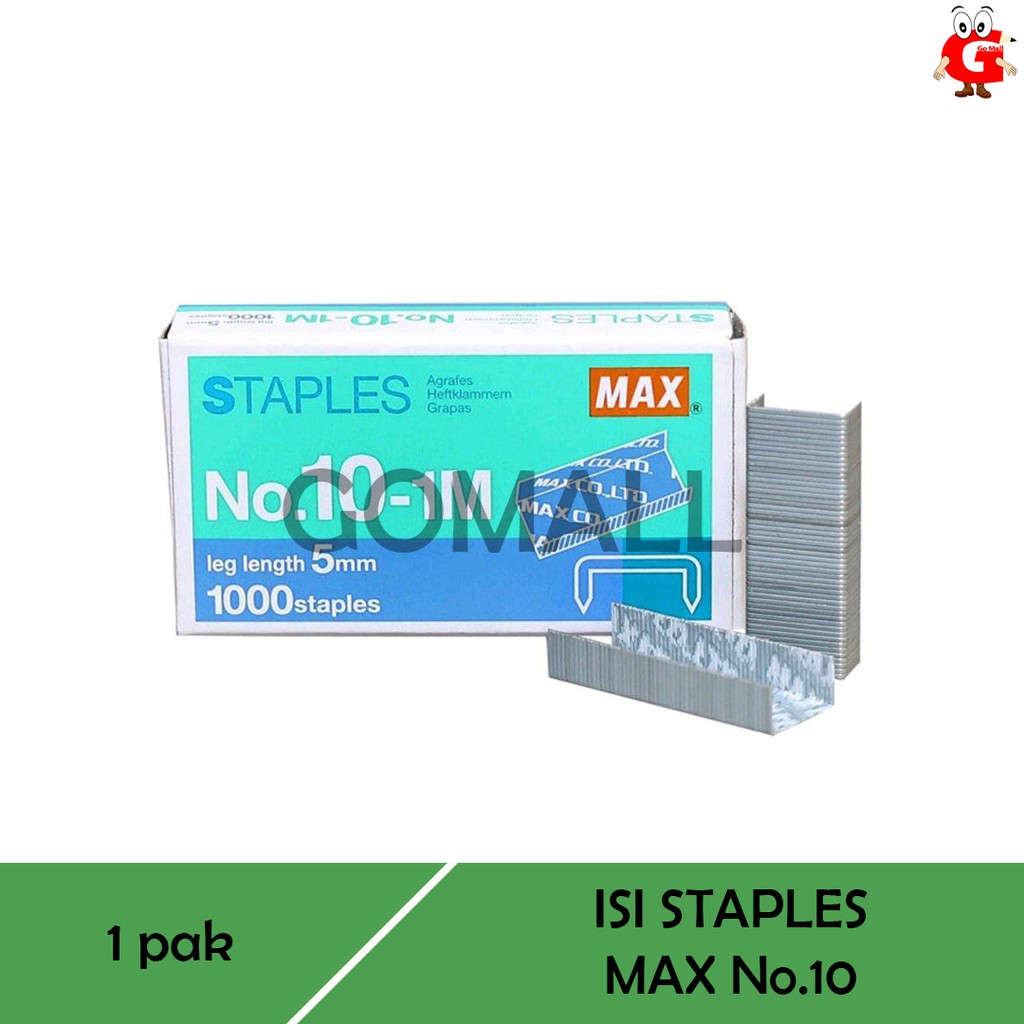 

Isi Staples Max Kecil No. 10