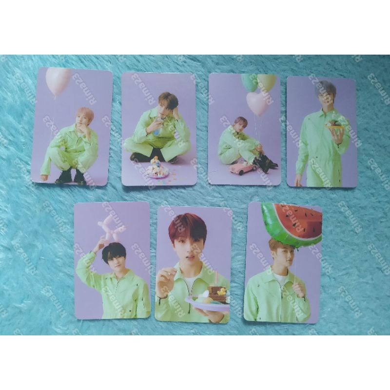 photocard pc benefit SG 2021 nct dream hottrack set