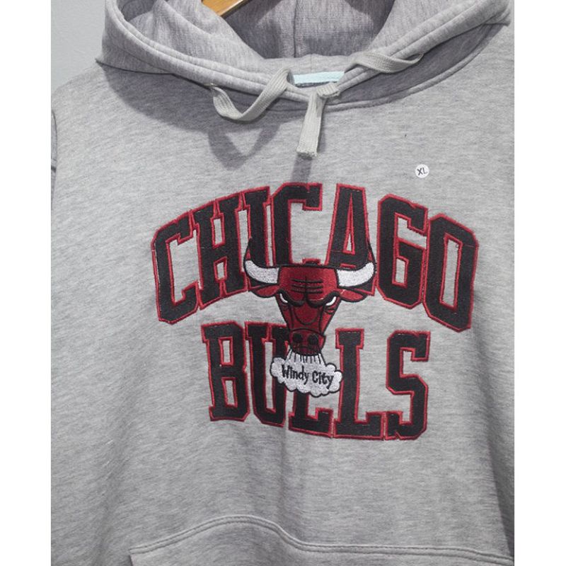 HOODIE CHICAGO BULLS BORDIR HIGH QUALITY CASUAL HYPE FASHION PRIA