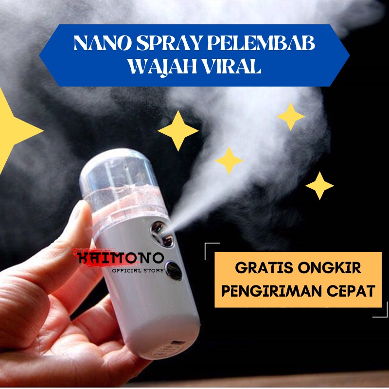 Nano Spray Murah Wajah Mini Gratis Ongkir Cod Ori 100% Asli Mist Sprayer Humidifier Lucu Portable As