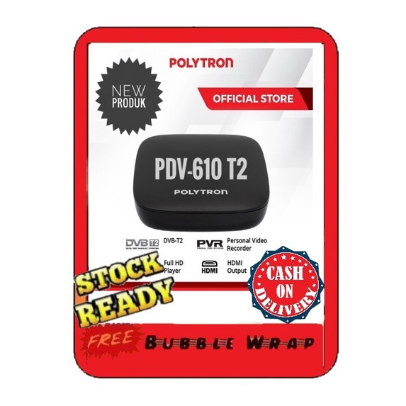 set top box dvbT2 POLYTRON garansi resmi 1 tahun...paling murah...