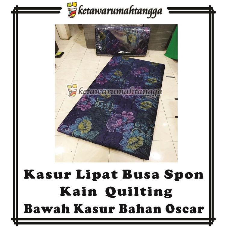 KASUR LIPAT SPON TEBAL 5 CM MEREK ROMANTIC | KASUR LIPAT SPON | KASUR LANTAI SPON | KASUR LANTAI TEB