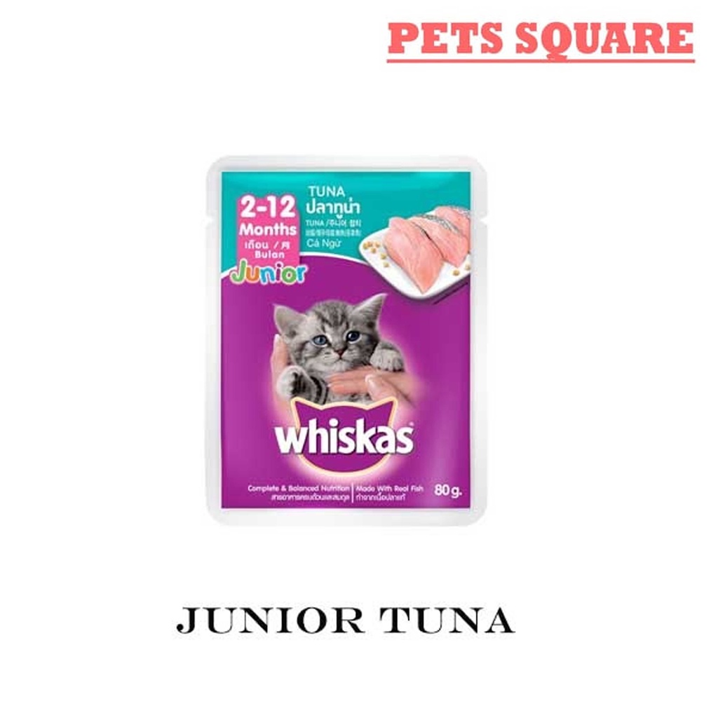 WHISKAS POUCH JUNIOR TUNA