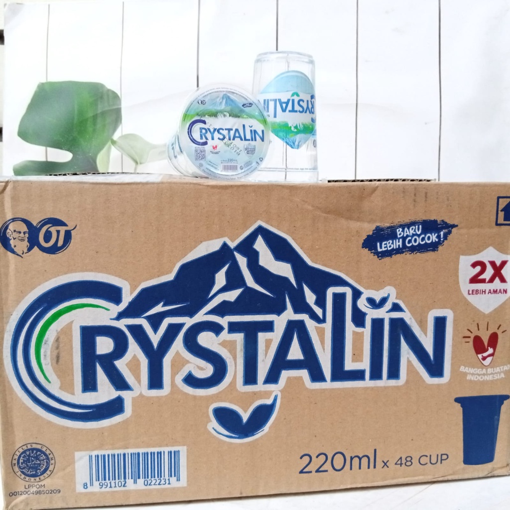 Crystalin Air Mineral Cup Kartonan 220mlx48cup
