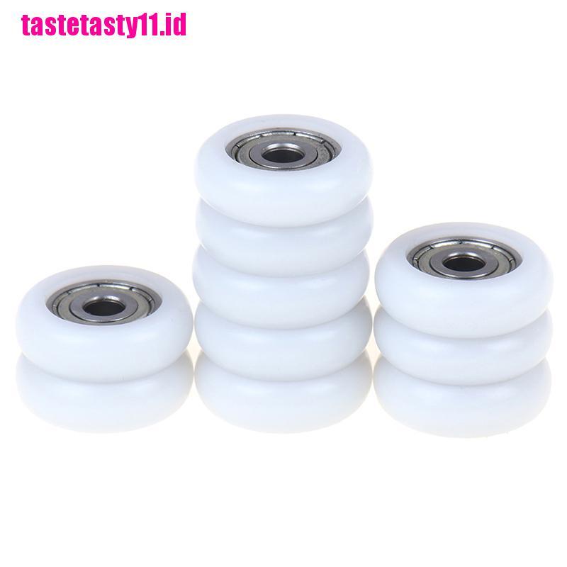 2 / 5 / 10pcs Roda roller Pintu Geser Pengganti Bahan Plastik Untuk shower