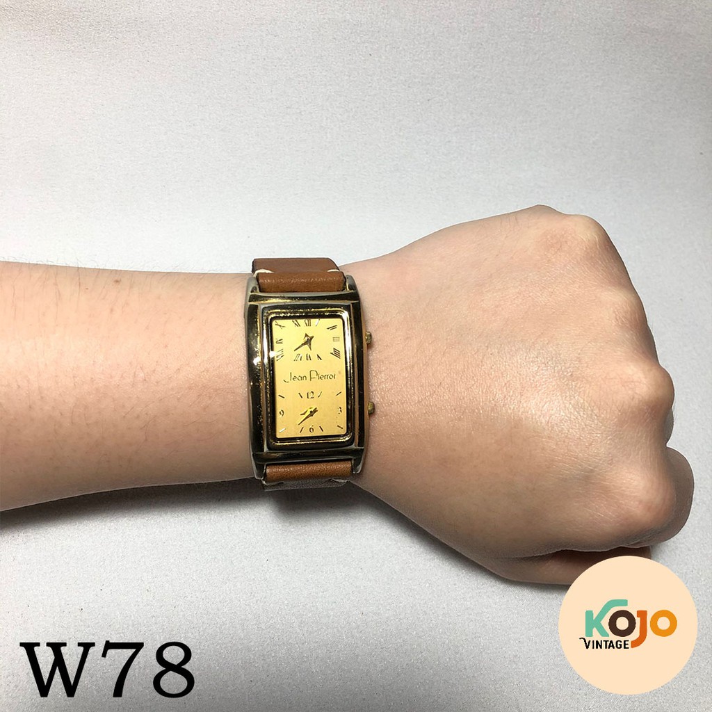 Jam Tangan Unisex (Pria / Wanita) Dual Time Antik Jadul Klasik Vintage Pierrot