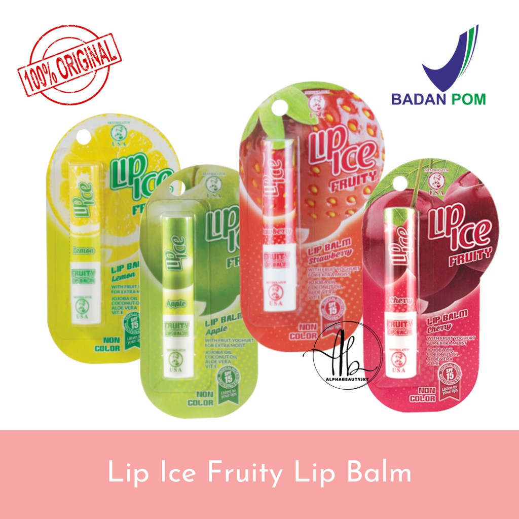 Lip Ice Fruity Lip Balm Series SPF 15 Shopee Indonesia