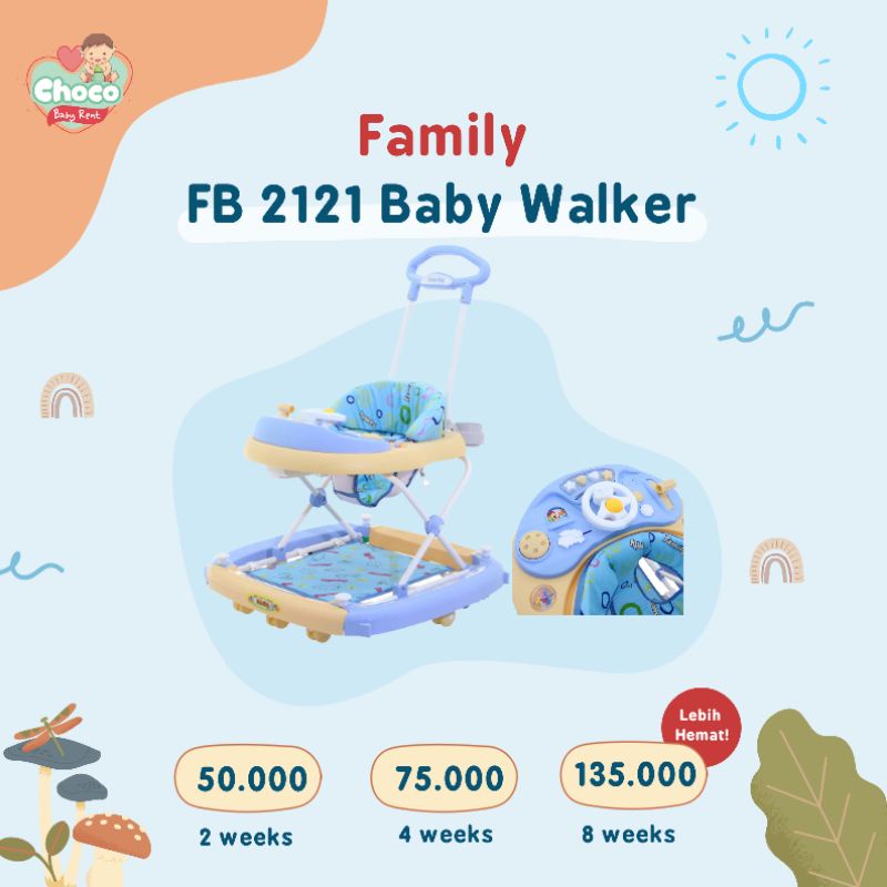 TIDAK DIJUAL, DISEWAKAN Baby Walker Family Apollo Bayi