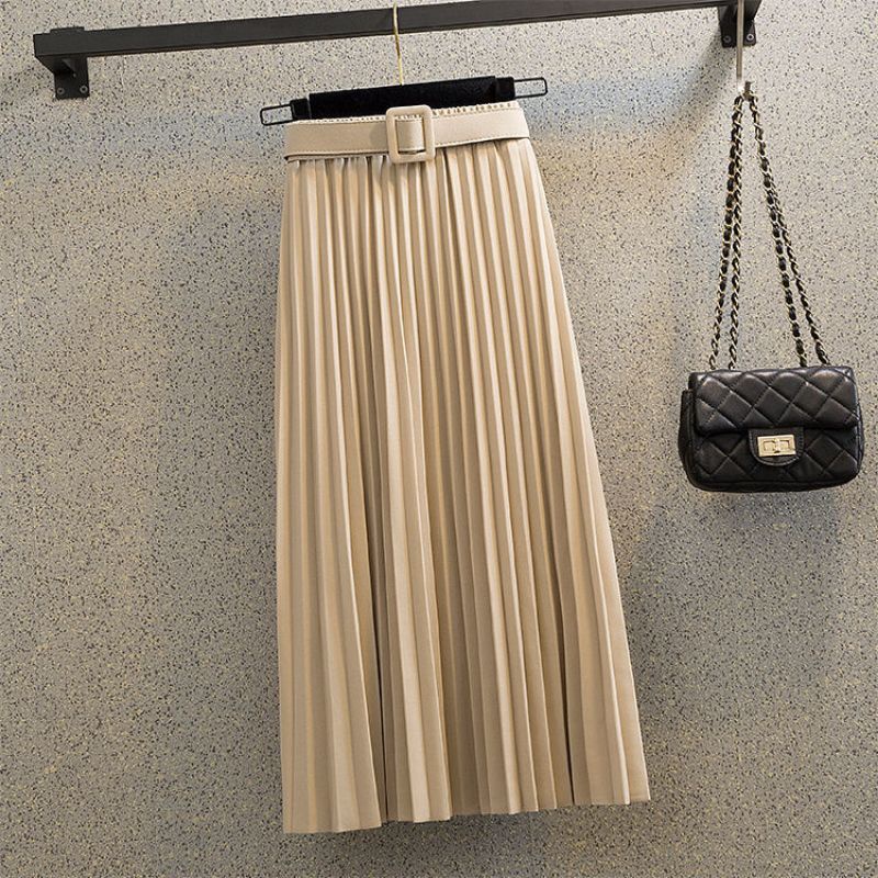 Rok Pleated plisket + Belt