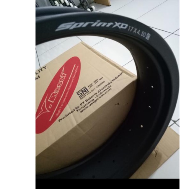 Velg sprint xd rosi 450 ring 17 . velg jari jari ukuran 450 ring 17 hole 36 sprint xd
