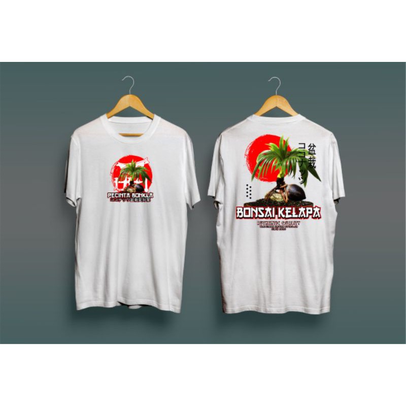 kaos bonsai kelapa disto berkualitas