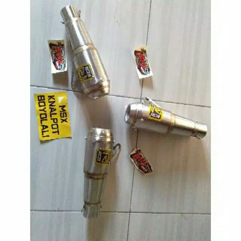 silencer knalpot RCB inlet 50mm silencer knalpot only