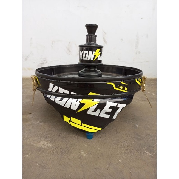 Sangkar Tebok Lovebird PVC Motiv KONSLET