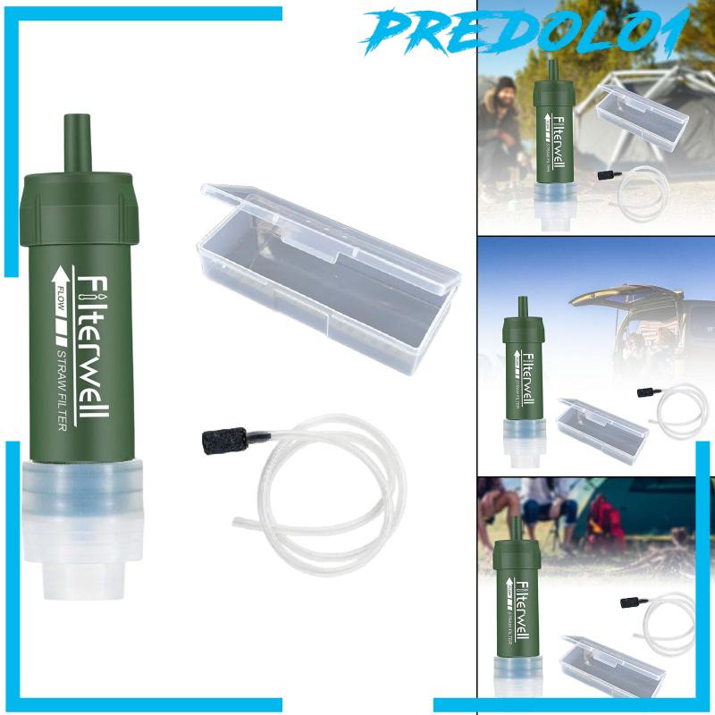 Water Filter Straw Camping Survival Purifier Drinking Travel Emergency Kits