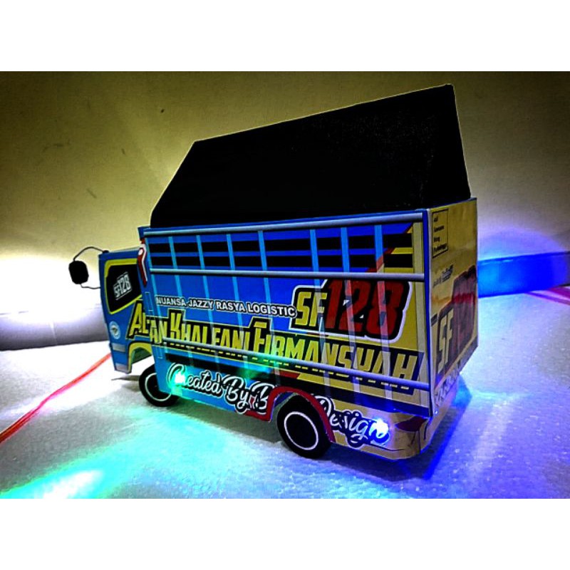 miniatur truk oleng remot