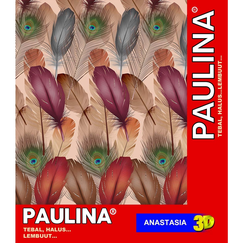 New Selimut Bonita PAULINA 160x200 cm bulu halus Mix Motif Termurah