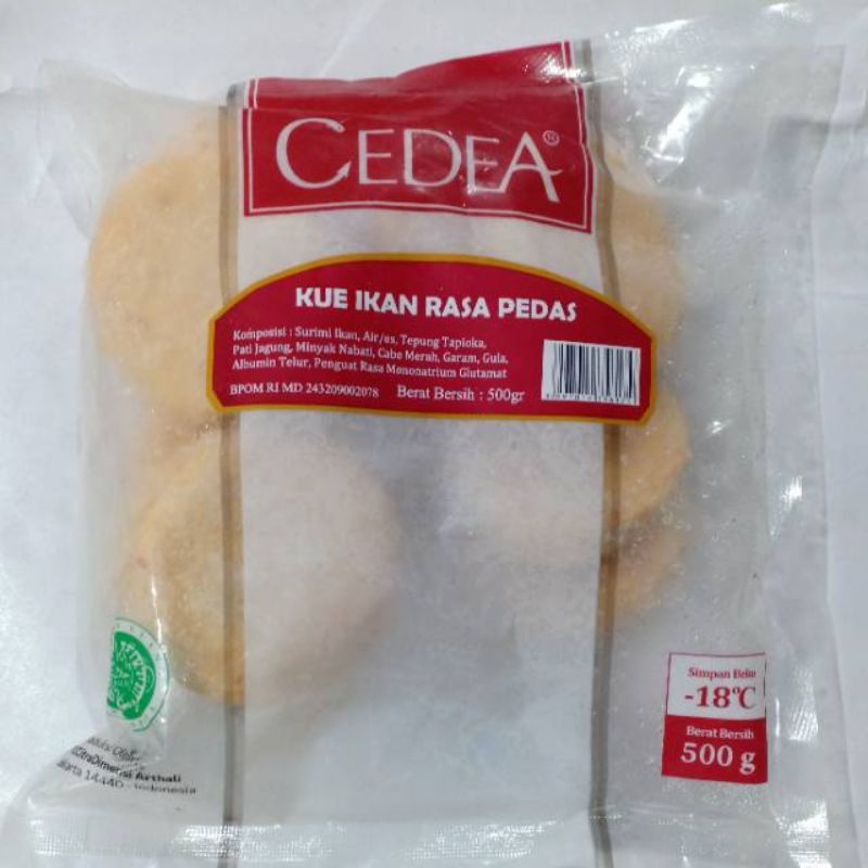 

Kue Ikan Pedas Cedea 500gr