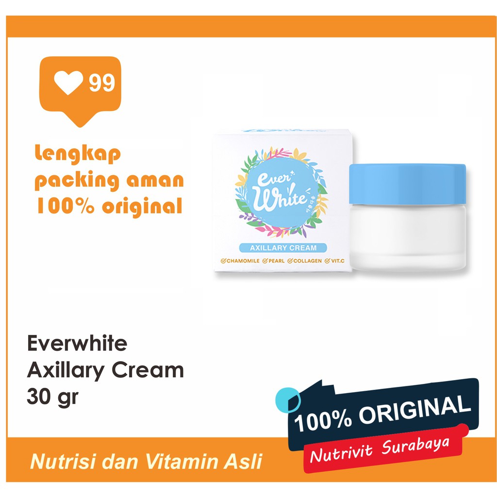 Everwhite Axillary Cream (Underarm) Blue 15/30 gr