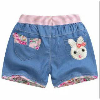  CELANA  PENDEK  ANAK  PEREMPUAN  HOTPANT JEANS  DENIM  LOL 