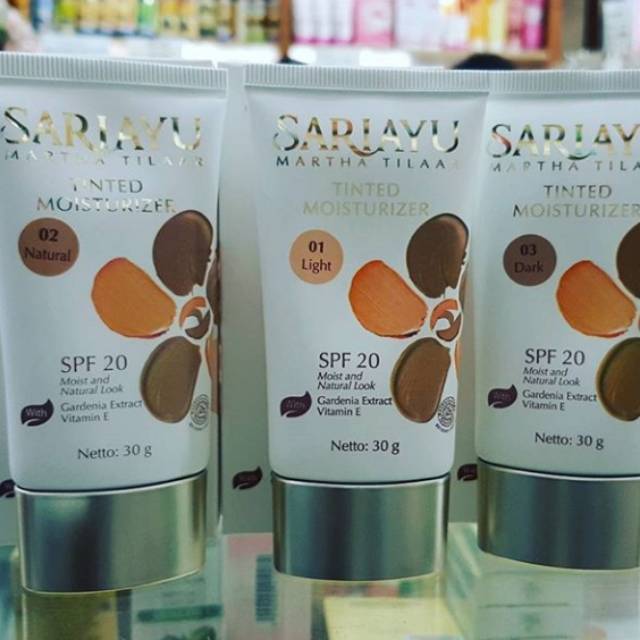 Tinted moisturizer sariayu
