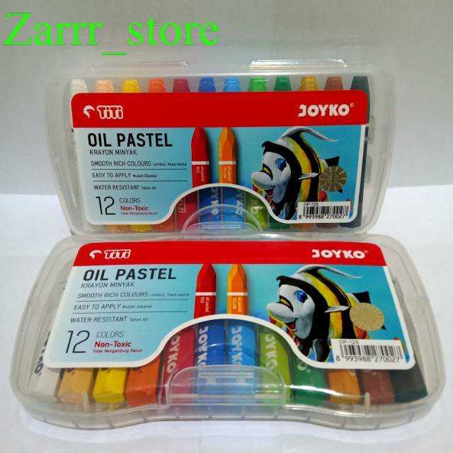 

12 WARNA 1 SET Oil Pastel Crayon Titi 12 Warna