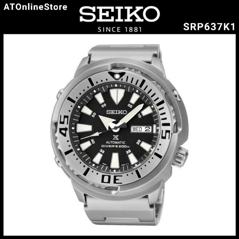 Jam Tangan Pria Seiko Prospex SRP637K1 Automatic Baby Tuna ORIGINAL