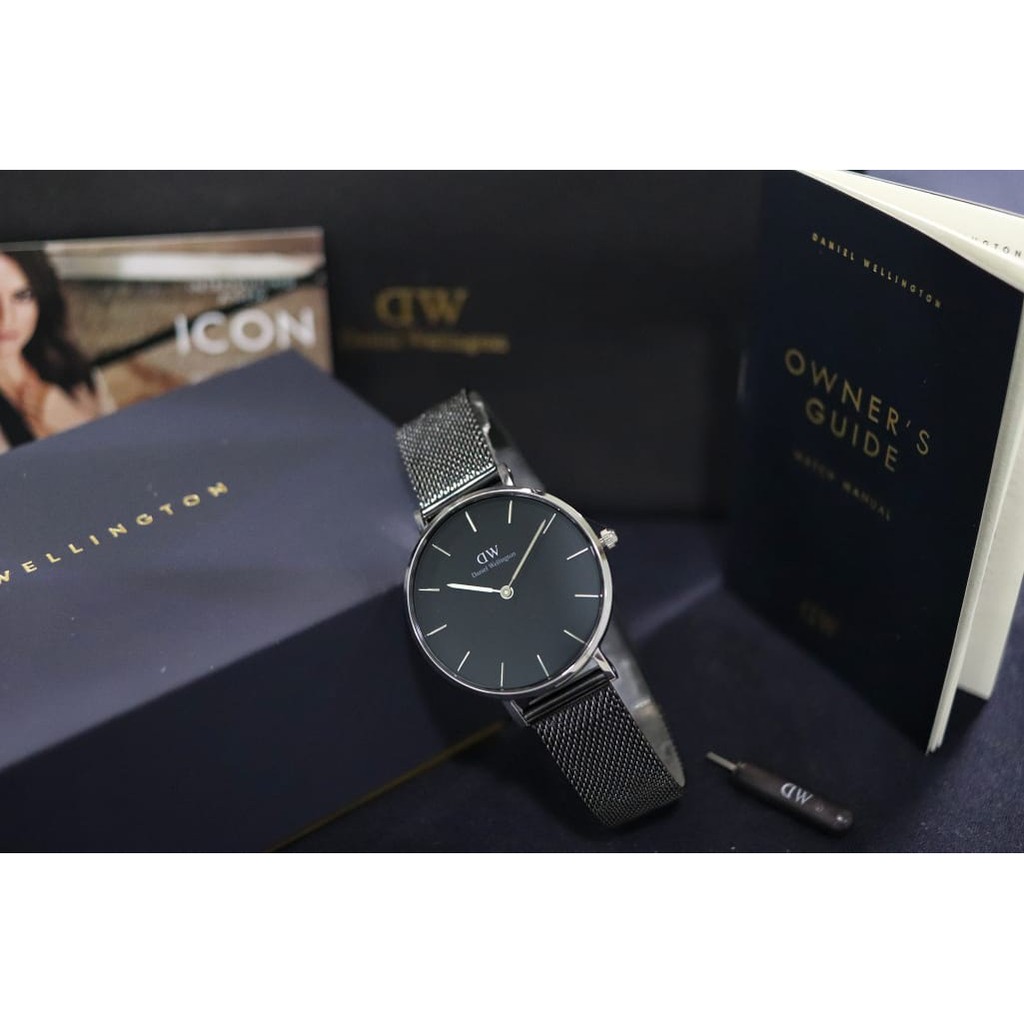 Jam Tangan Water Resist Wanita Cewek DW Daniel Wellington Tali Rantai Pasir