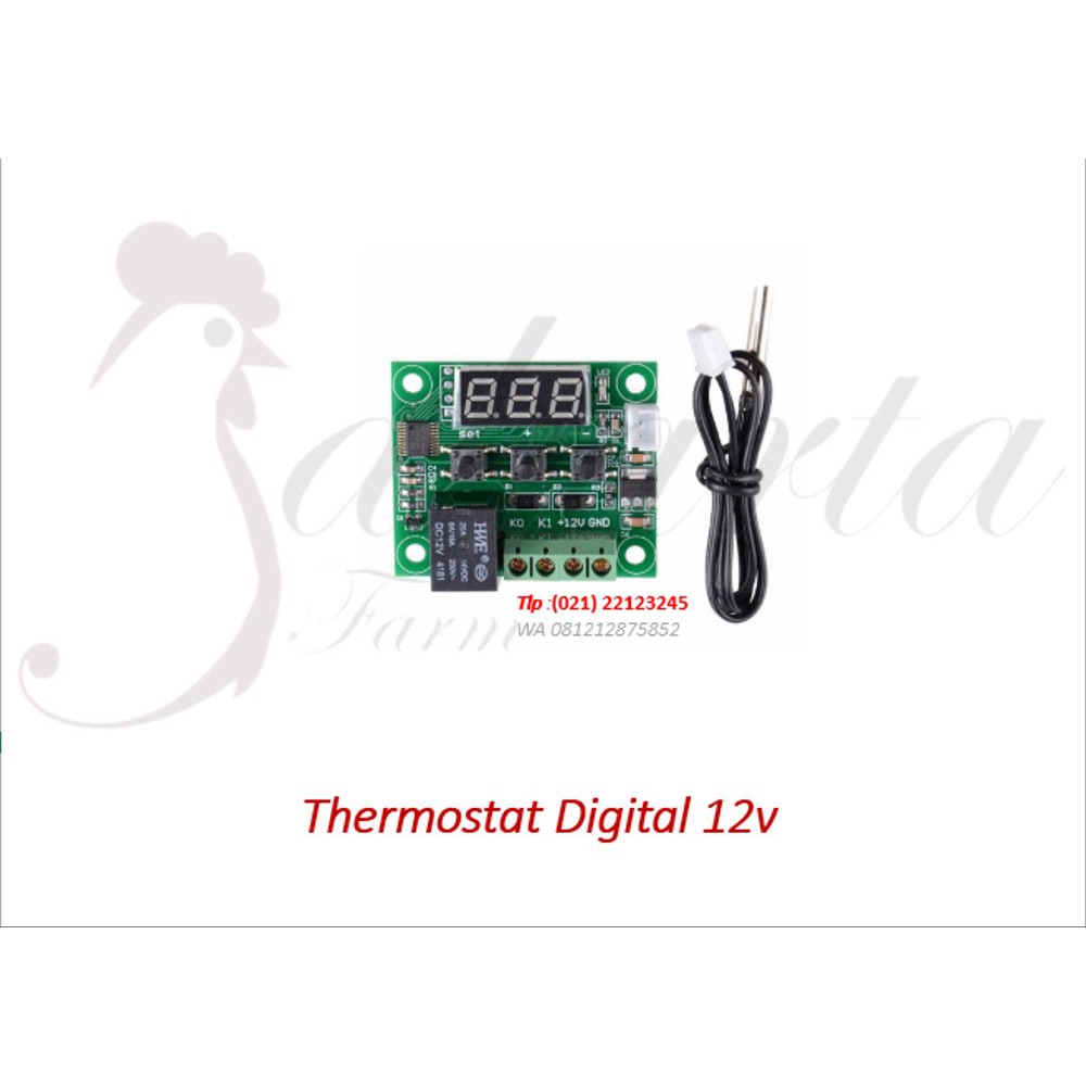 Thermostat digital 12v jakarta Thermostat  lop3242