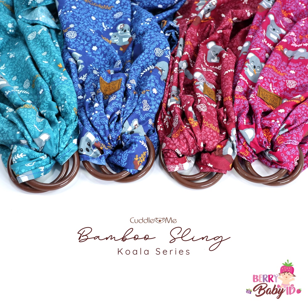 Cuddle Me Bamboo Ringsling Gendongan Samping Bayi CuddleMe CME030 Berry Mart