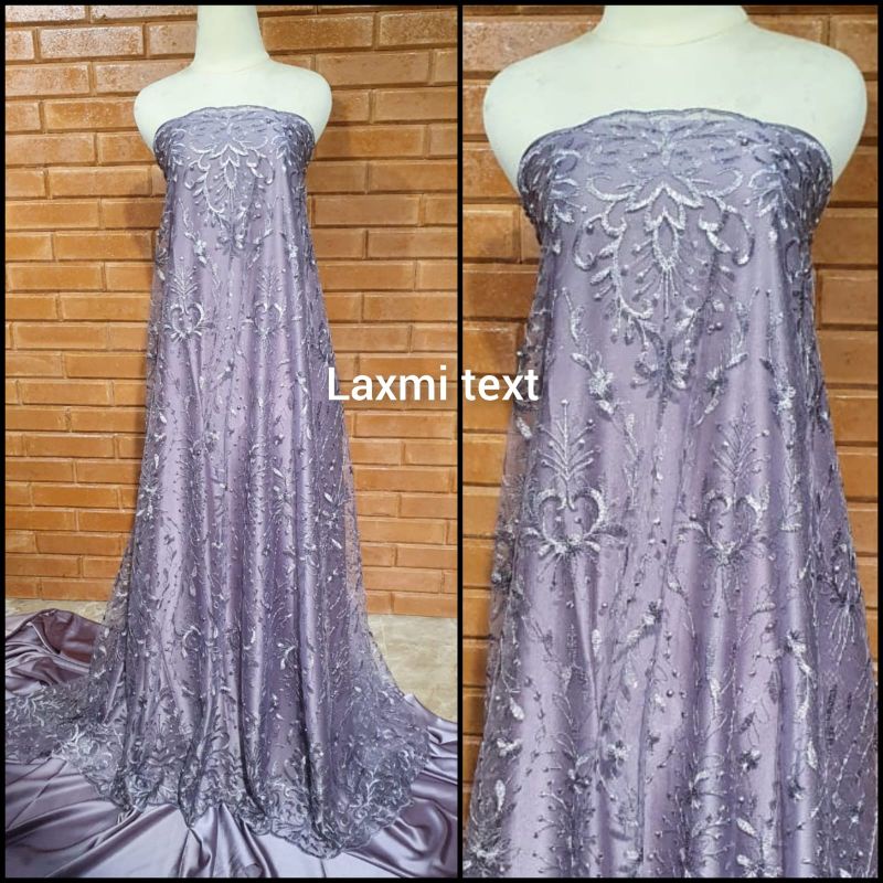 Kain tile akar mutiara  / bahan tile mutiara/ cocok untuk dress gaun seragaman dll TERMURAH