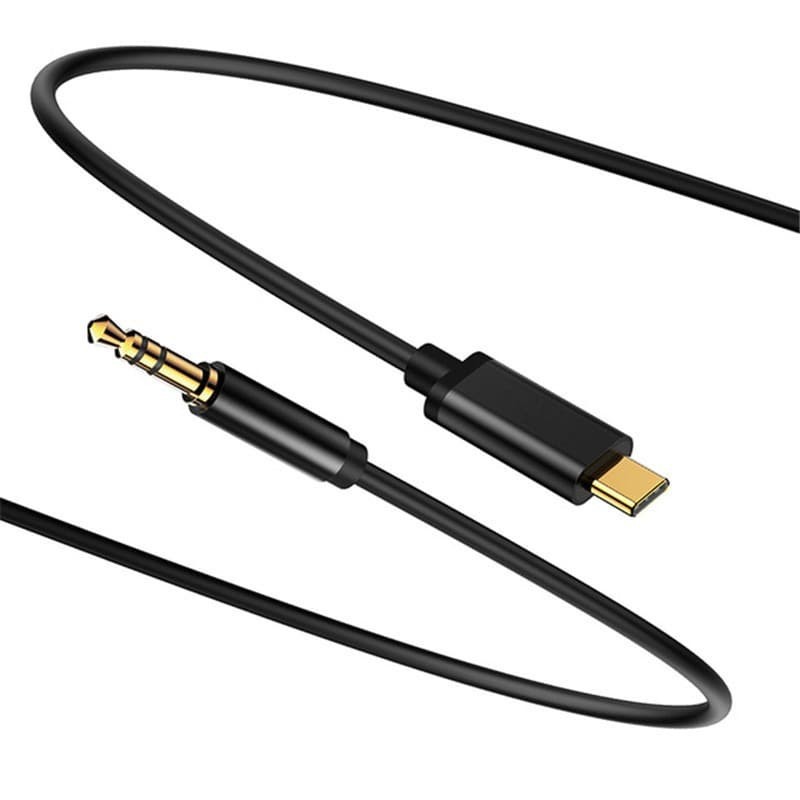 Type c to Aux 3.5mm Male Stereo Audio Kabel Cable PREMIUM SERIES 1M