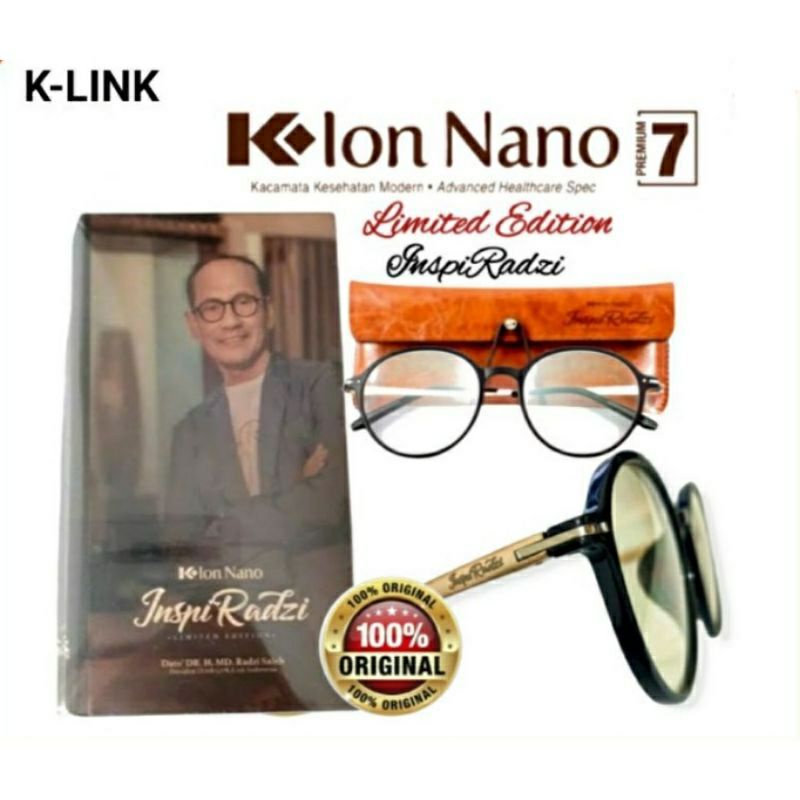 K-ION NANO PREMIUM 7 - KACAMATA ANTI RADIASI K ION NANO PREMIUM 7 INSPIRADZI LIMITED EDITION  MURAH