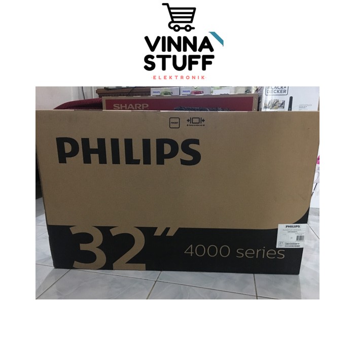 Televisi LED 32 Inch Philips 32PHT4002S/70 Digital TV DVB-T2