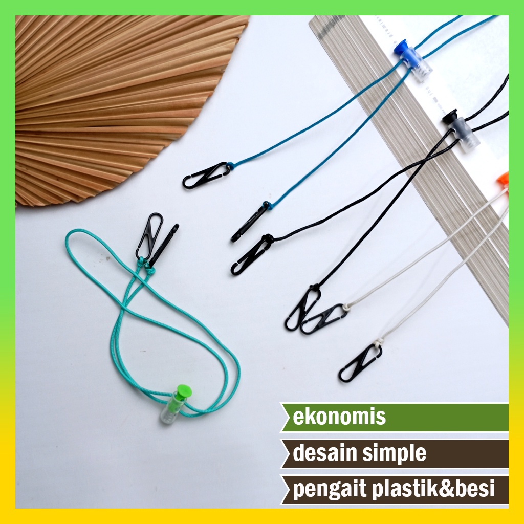 TALI STRAP KONEKTOR MASKER KALUNG PART 3 (1KG MUAT 130PCS)-2