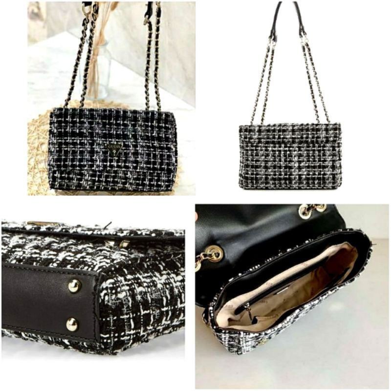 SALE1! SLINGBAGS WANITA GUE5S CASSELY RAJUT PREMIUM#66850