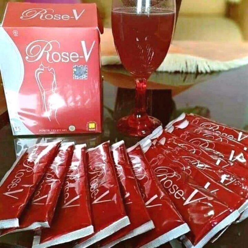 ROSE-V ORIGINAL NATURAL NUSANTARA minuman herbal solusi keputihan dan kewanitaan