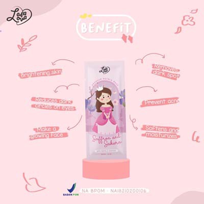 [RESMI]  [BPOM] LAFALOVA ORGANIK PETAL MUGWORT WITH VITAMIN E BEADS MASK 15gr