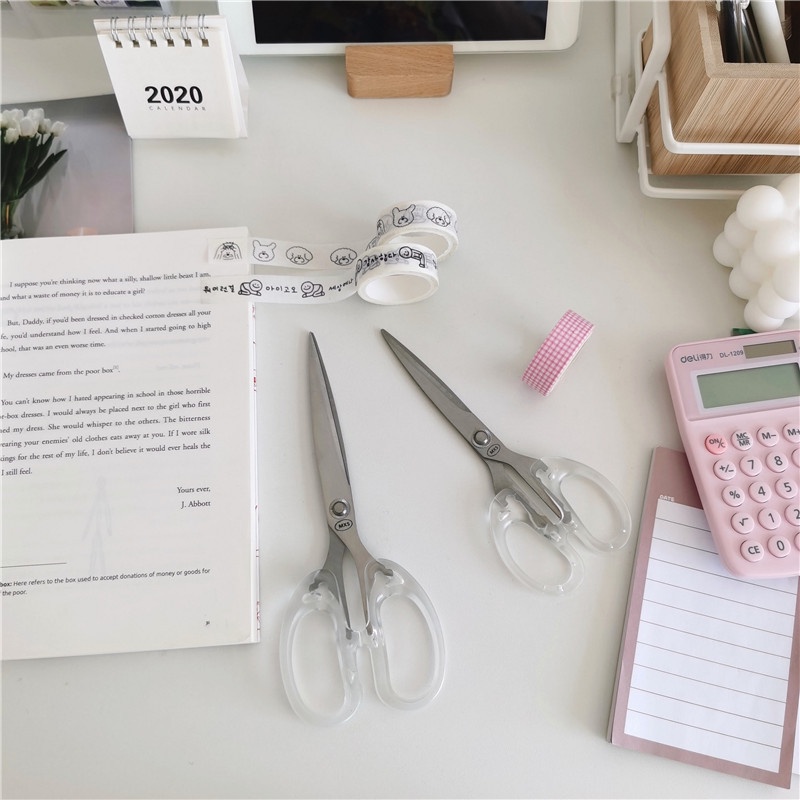 

[FS] Transparent Scissors Gunting Transparan Aesthetic Scrapbook DIY
