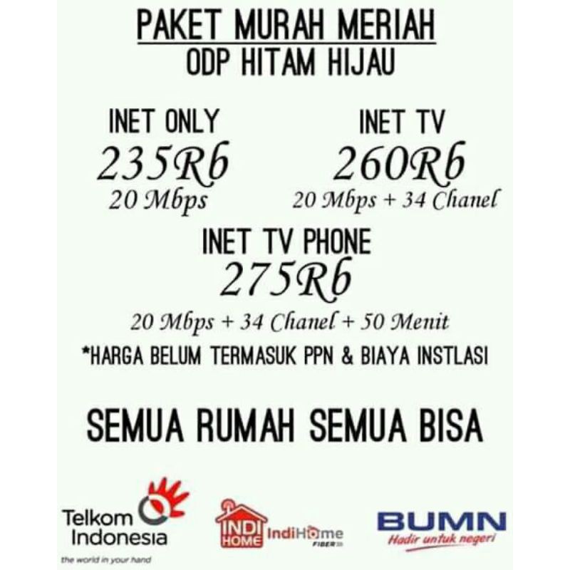 internet paket indihome.