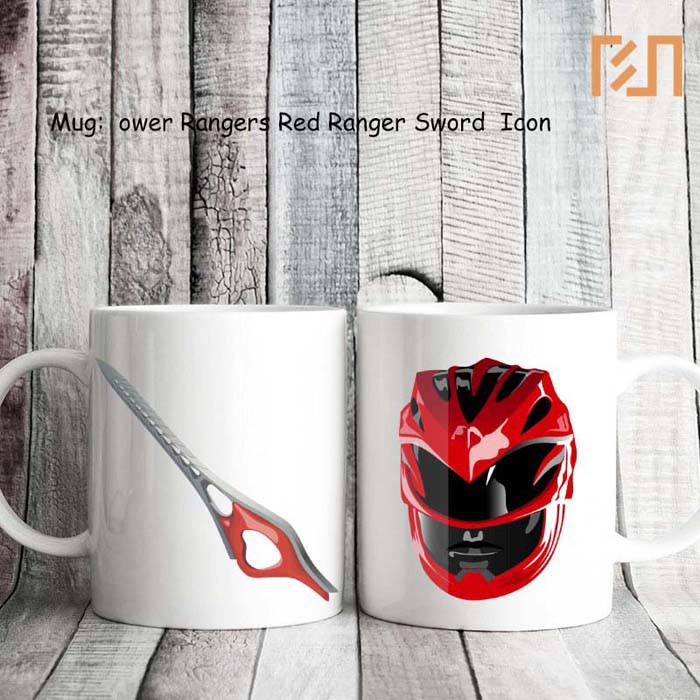 Mug ower Rangers Red Ranger Sword icon