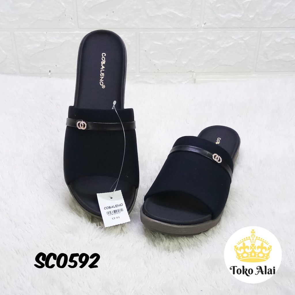 HB - Sandal Wanita  Sandal Slop Wanita  Sandal Fashion Wanita Murah  Sandal Cewek COBALENO CF 01 SC0