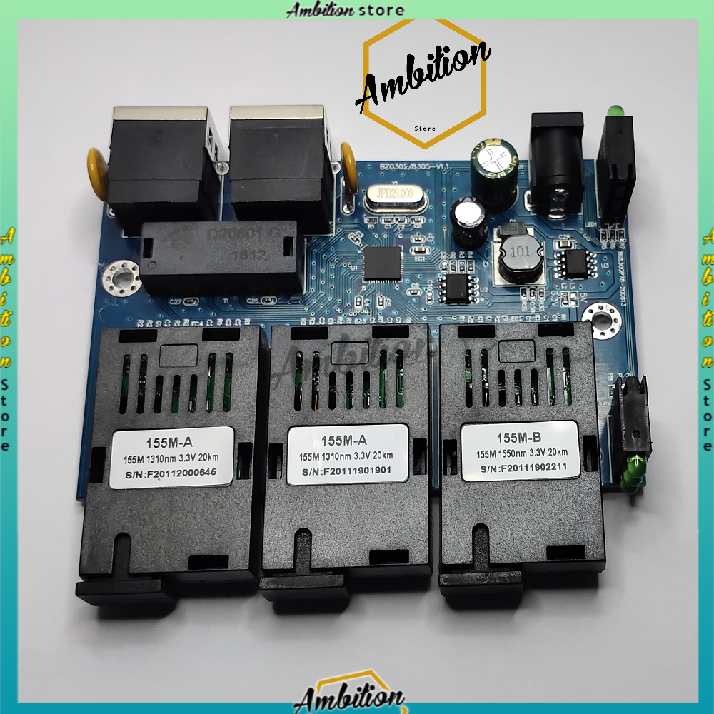 Switch Ethernet Media Fiber Optik Mode Tunggal 3sc2rj-AAB-PCB ASLI IMPORT BISA BAYAR DITEMPAT