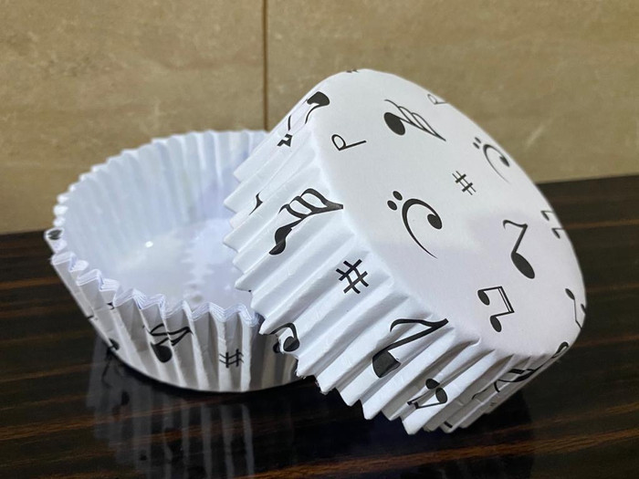 

MURAH Kertas Cup Roti Bulat 140x80mm - Music, 50 pcs