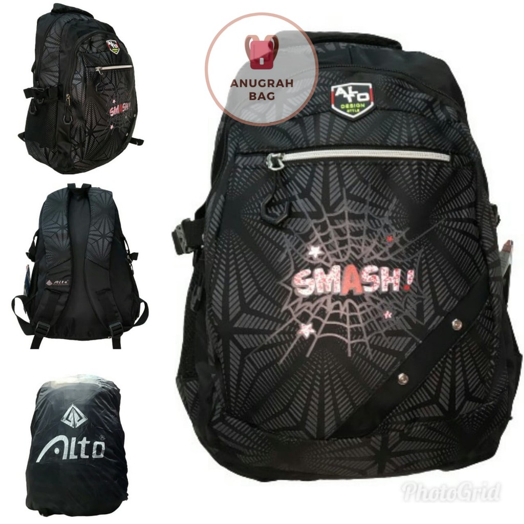 RANSEL ALTO ORIGINAL unisex  'smash' with rain cover ransel cowok ransel cewek termurah