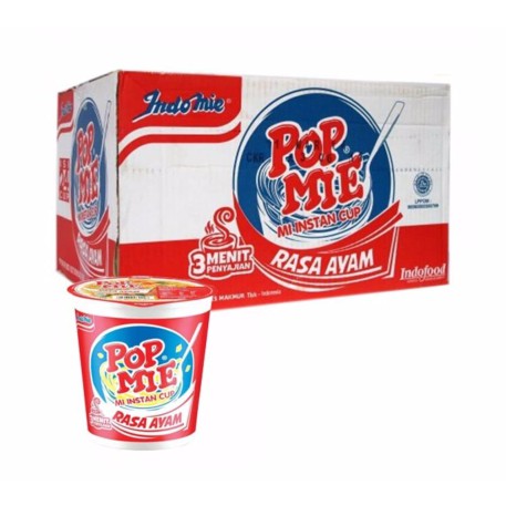 

POP MIE Rasa Ayam 75g - Karton Isi 24 pcs