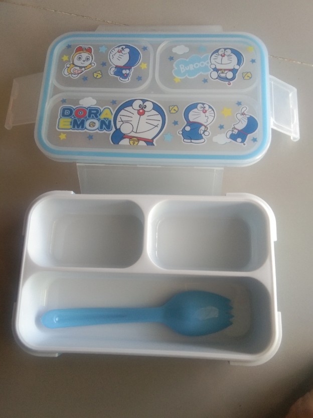 Kotak Makan Anak Karakter Pony Tsum Doraemon Spiderman Cars Lunch Box Tempat Makan Mini Bento Bekal