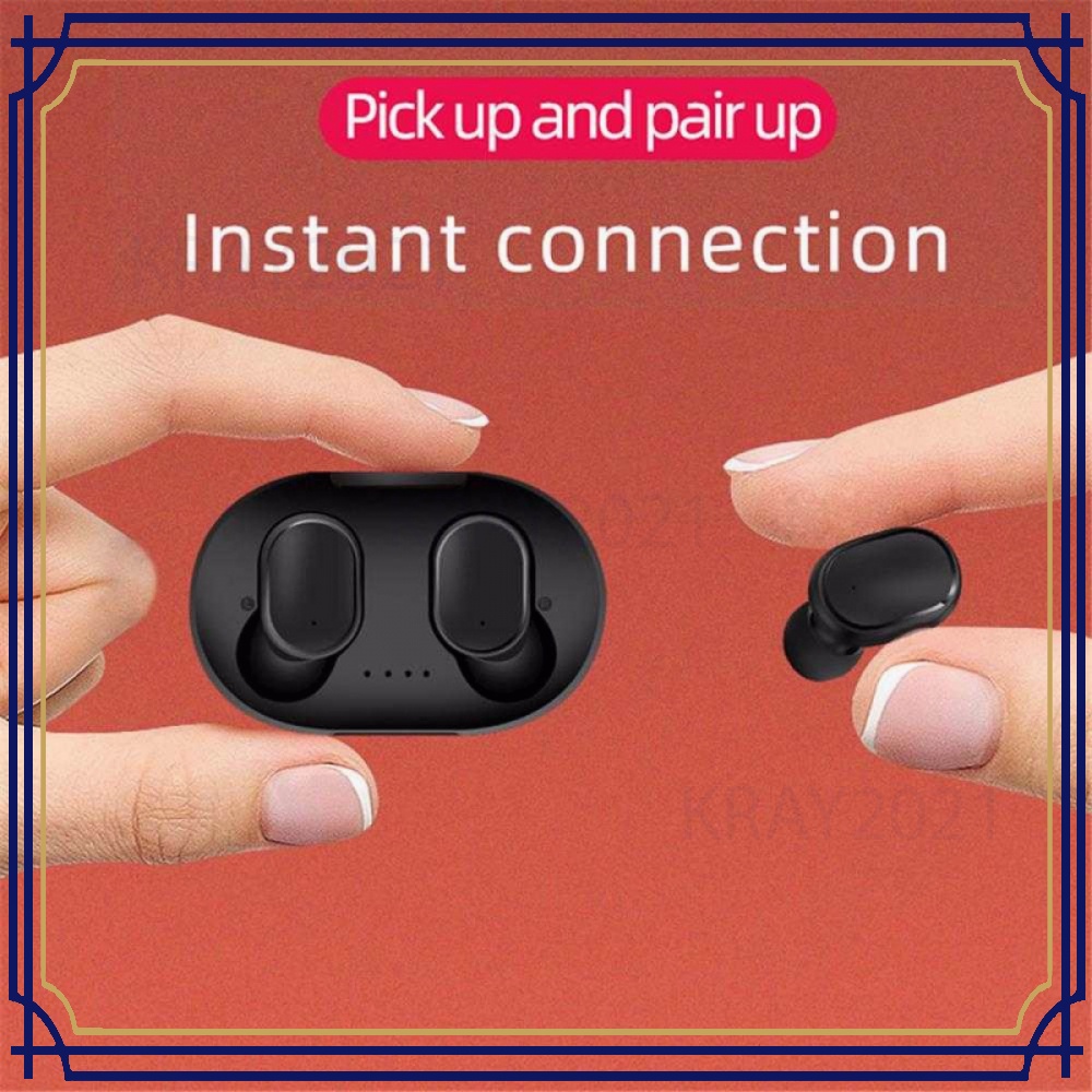 TWS Earphone True Wireless Bluetooth Charging Dock A6S - EP821