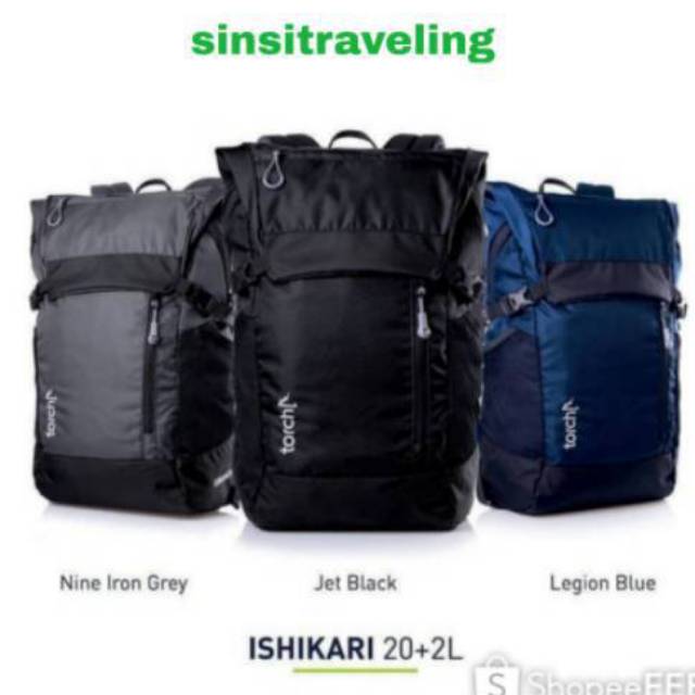 TAS RANSEL TAS PUNGGUNG ISHIKARI  20 + 2 LITER TORCH ORIGINAL