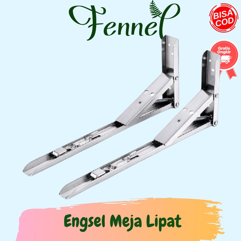 Bracket Engsel Meja Lipat Stainless Steel