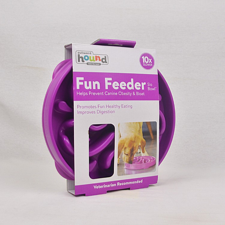 

OUTWARDHOUND Tempat Makan Anjing Fun Feeder FLOWER Large